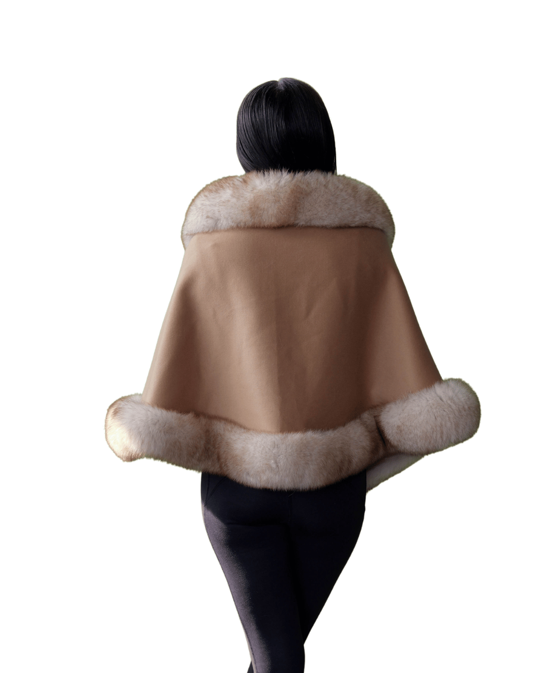 Beige Poncho