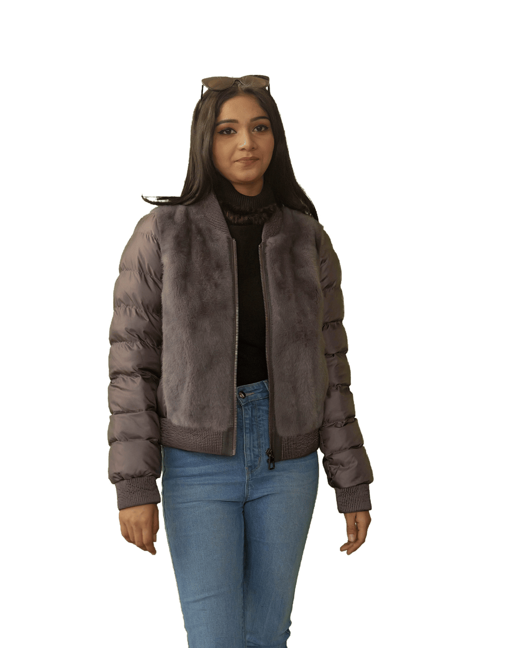 Grey Down Jacket