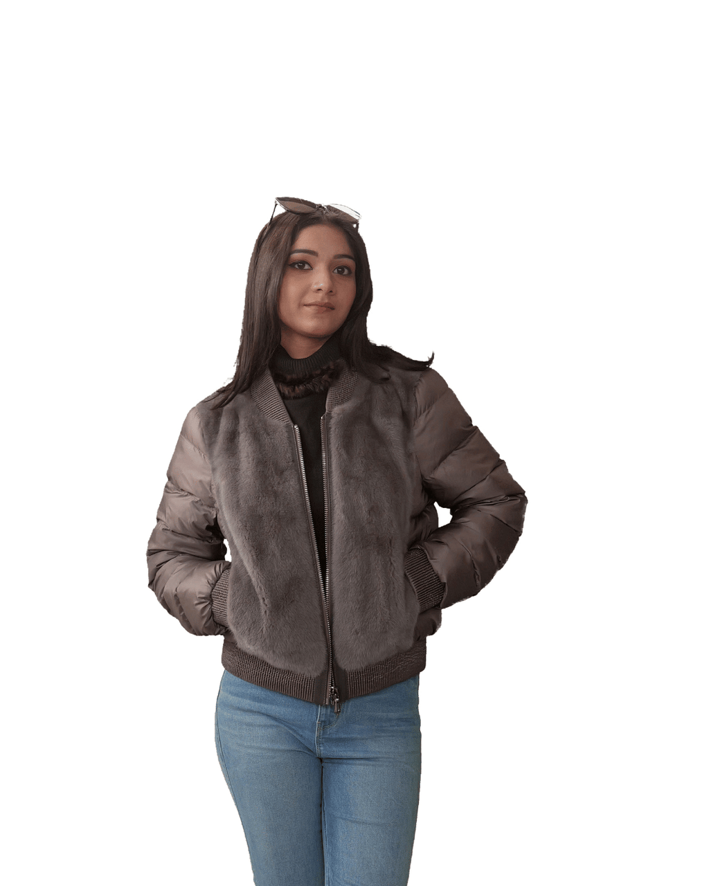 Grey Down Jacket