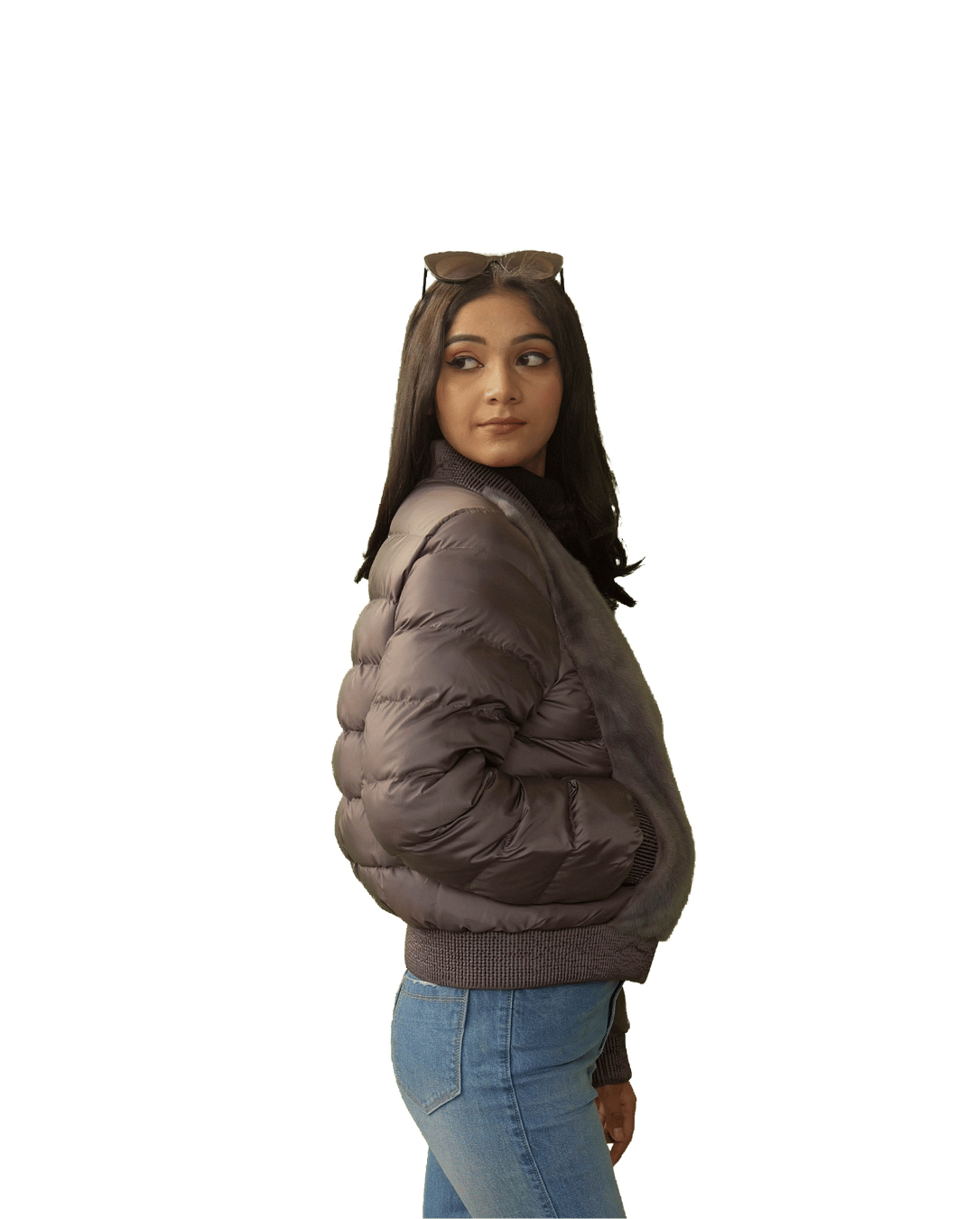 Grey Down Jacket