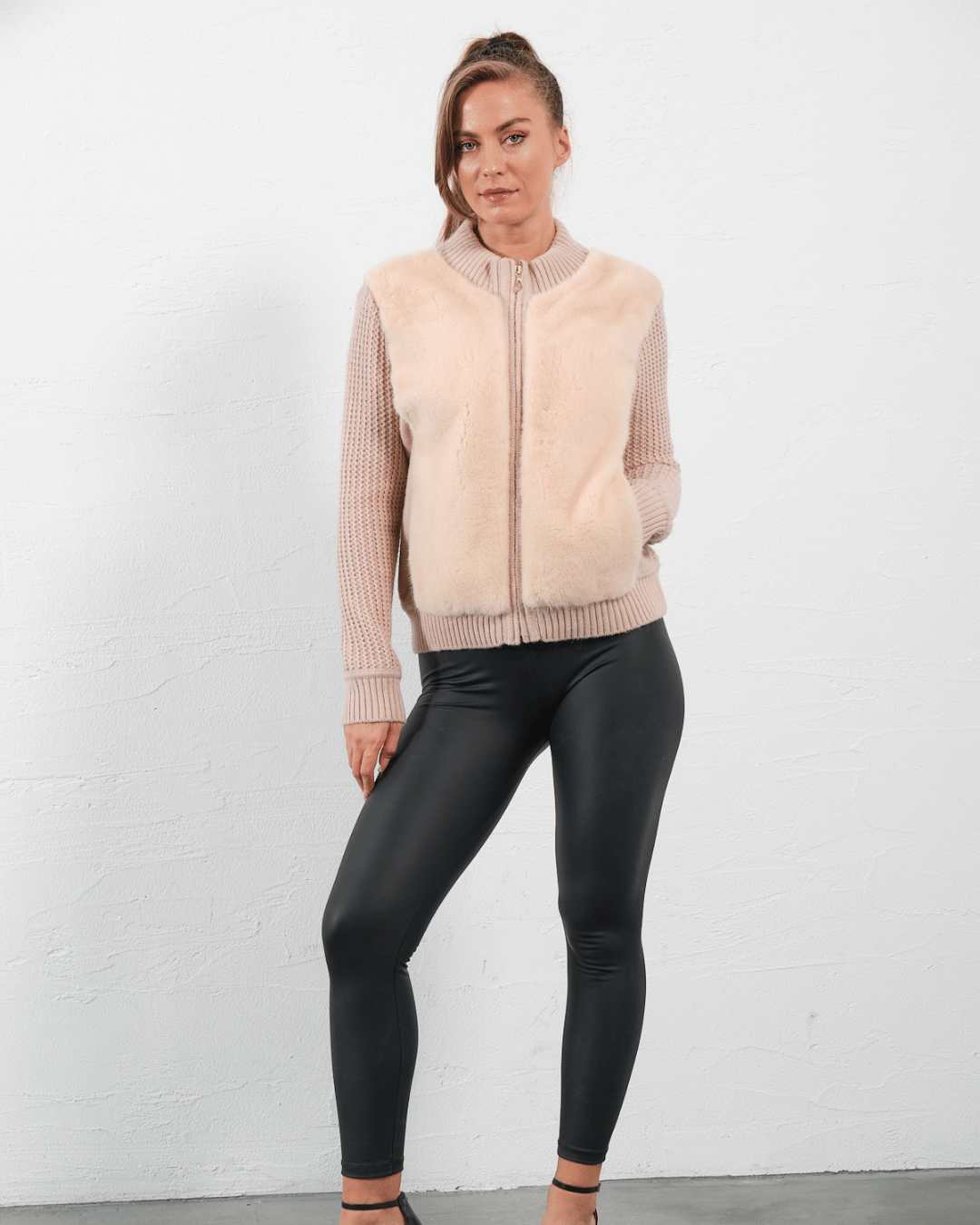 Cream Pink Knitwear