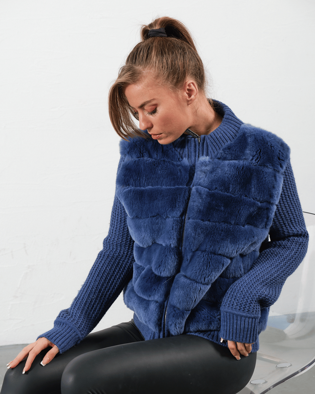 Blue Knitwear