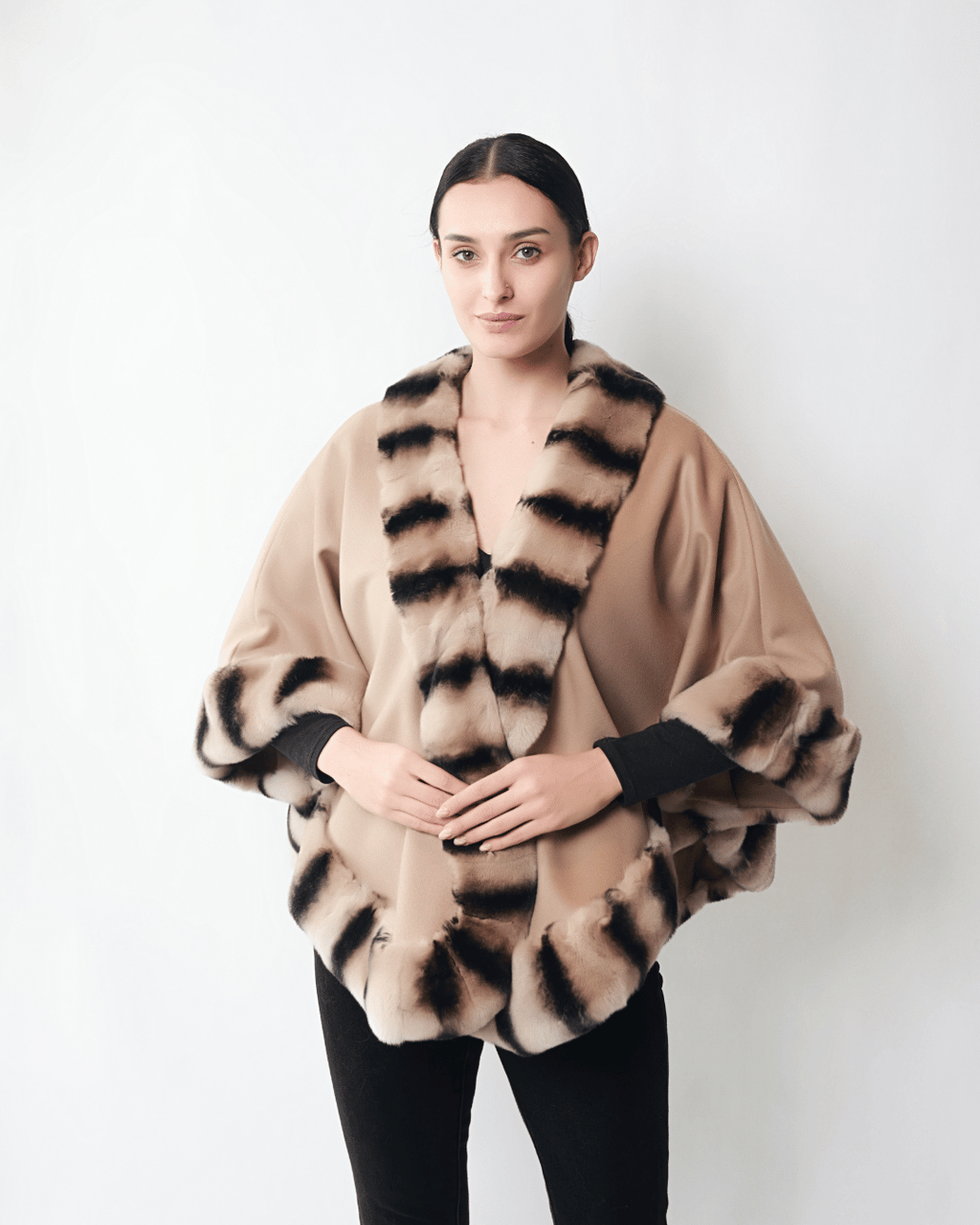 Camel Brown Poncho