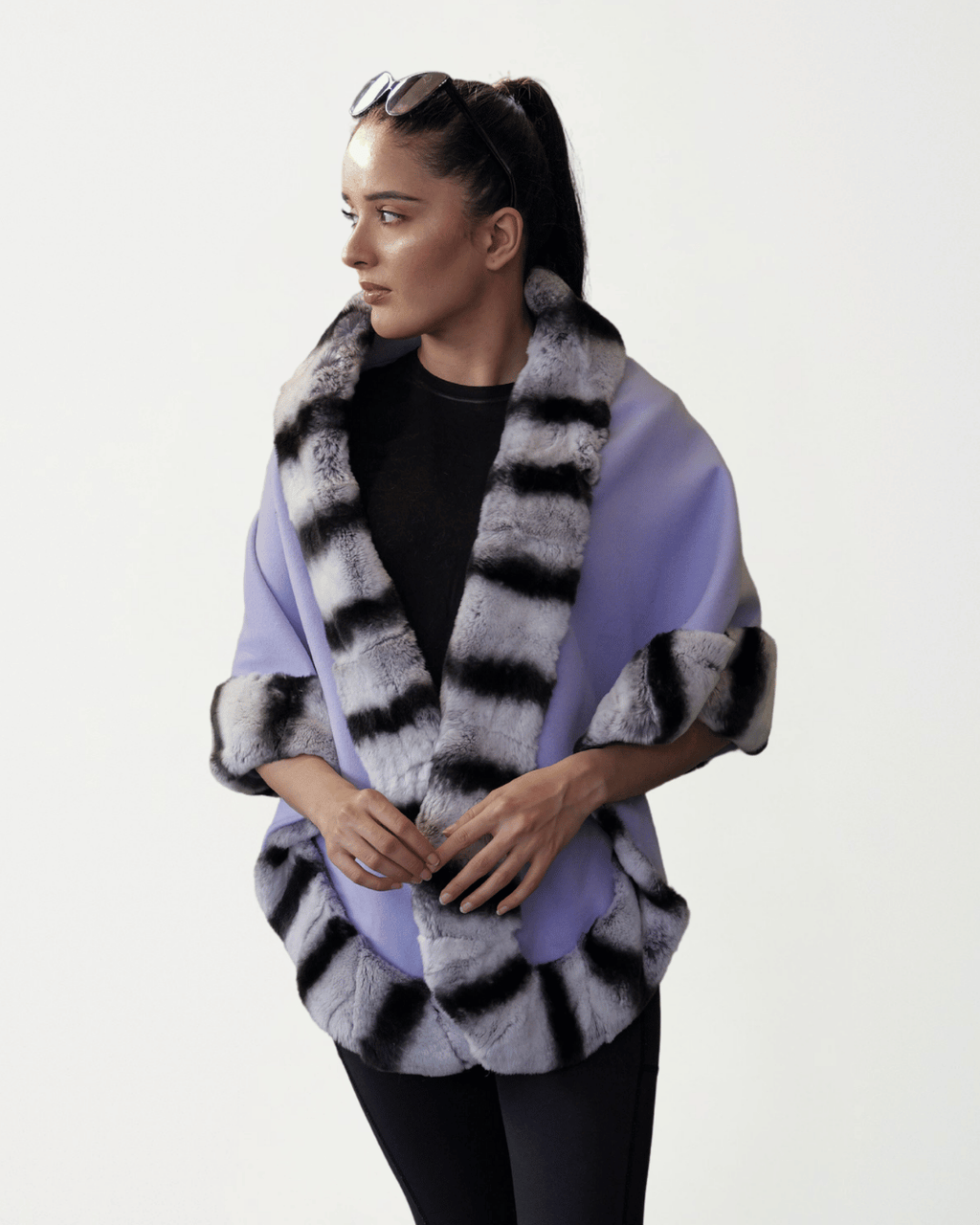 Lilac Poncho