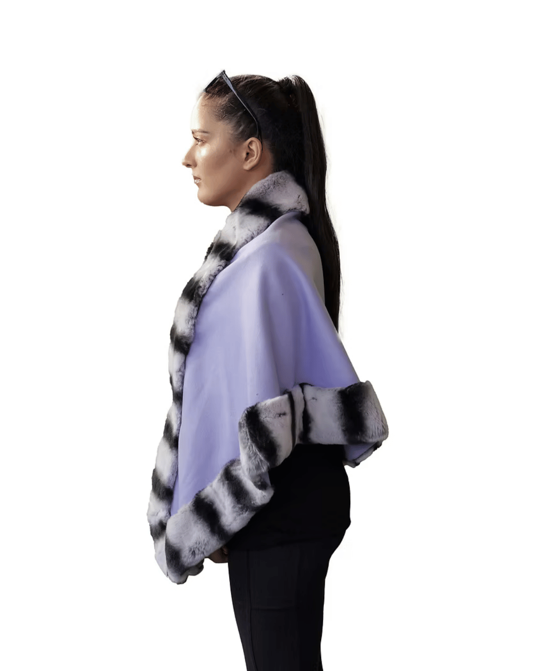 Lilac Poncho