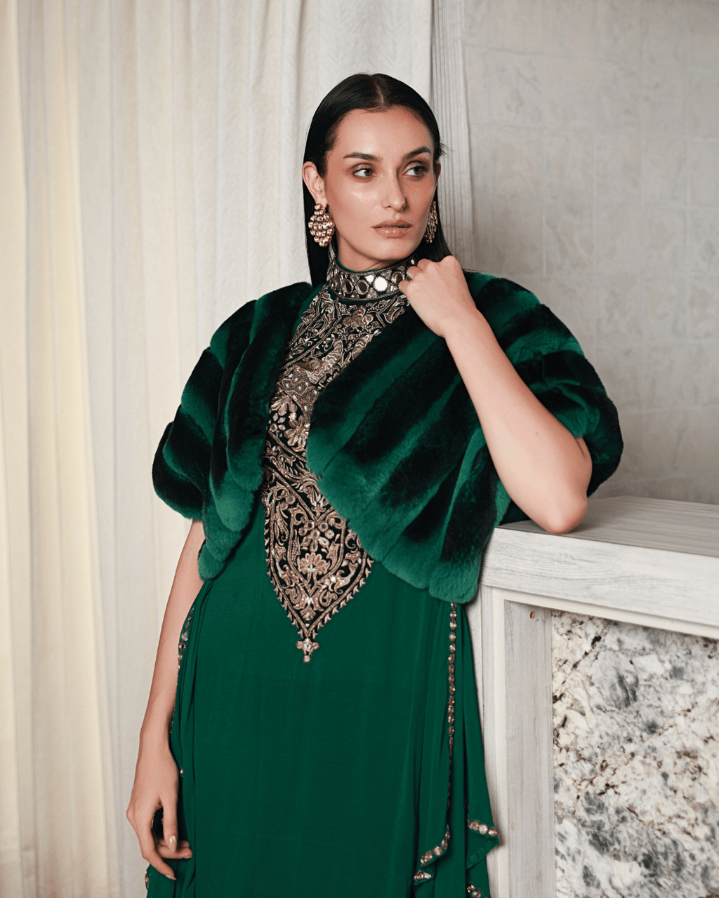 Emerald Green Shrug