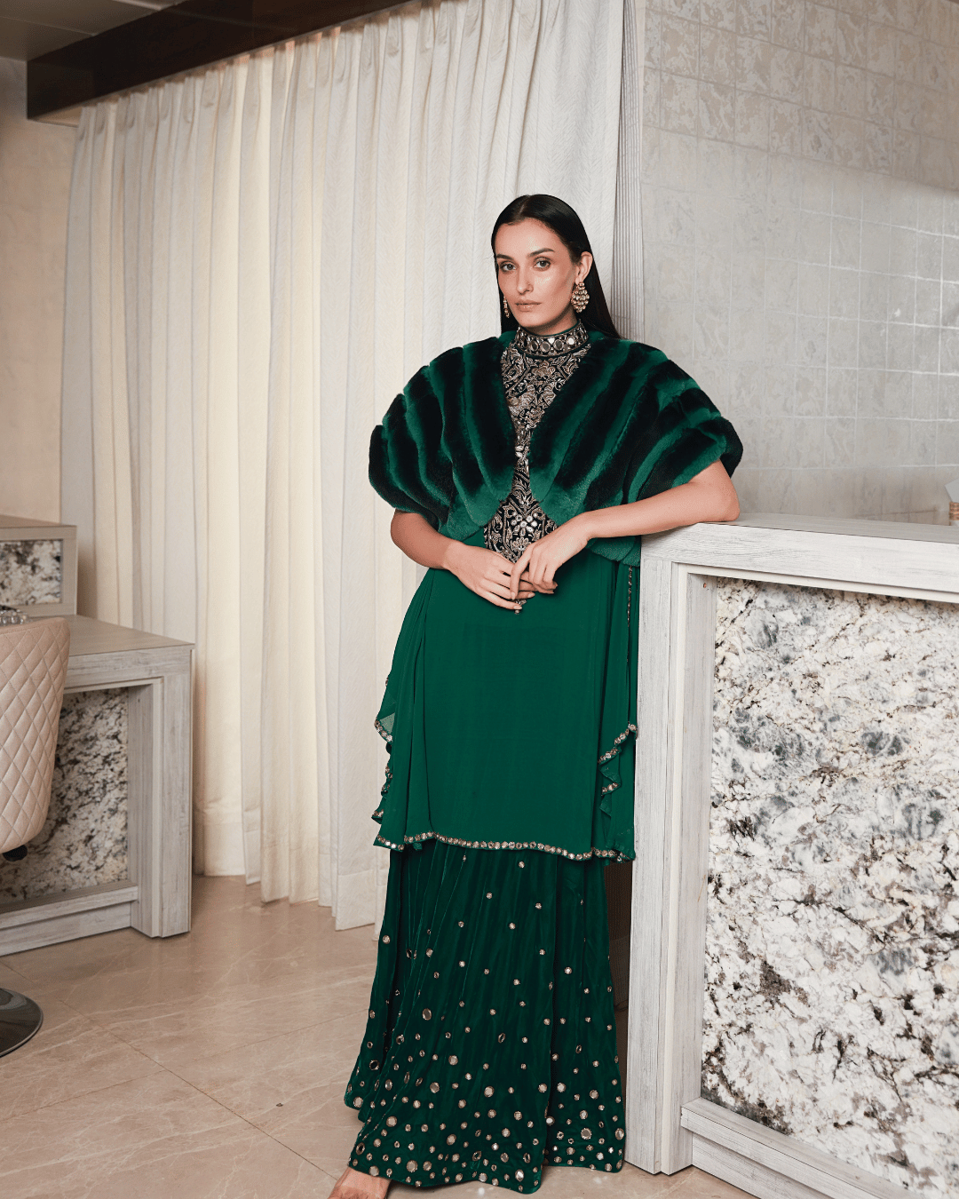 Emerald Green Shrug