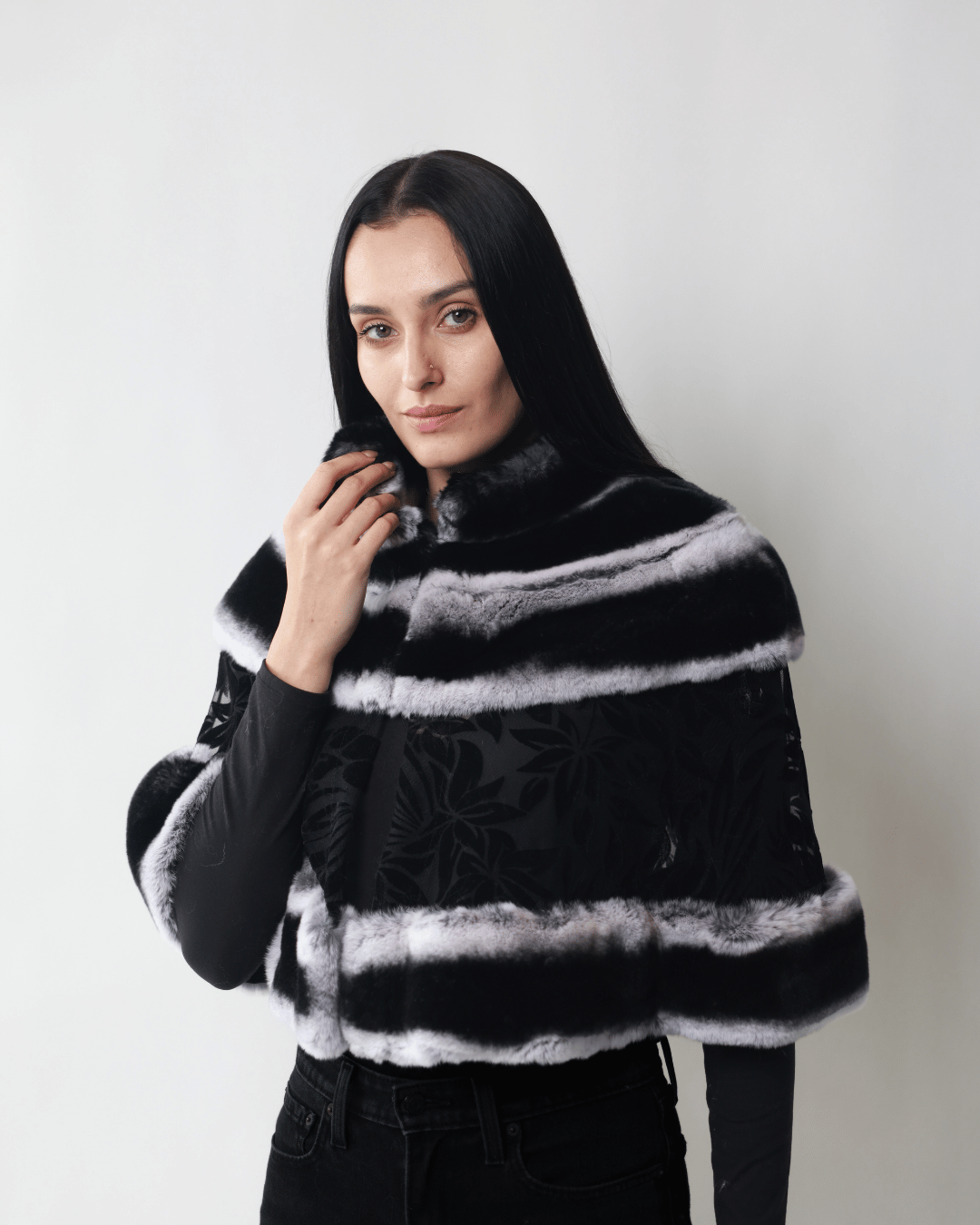 Black Lace Cape