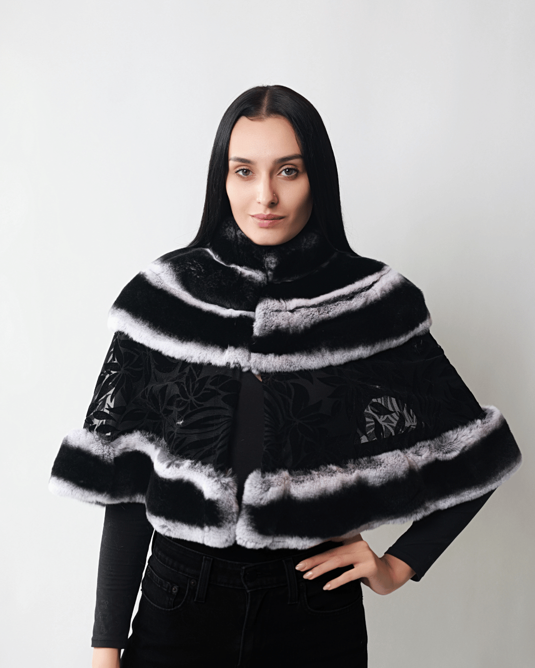 Black Lace Cape