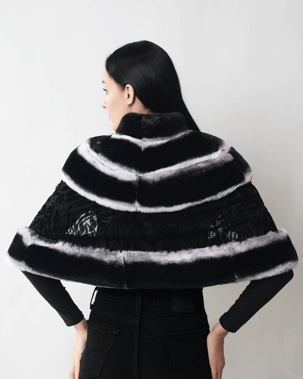 Black Lace Cape