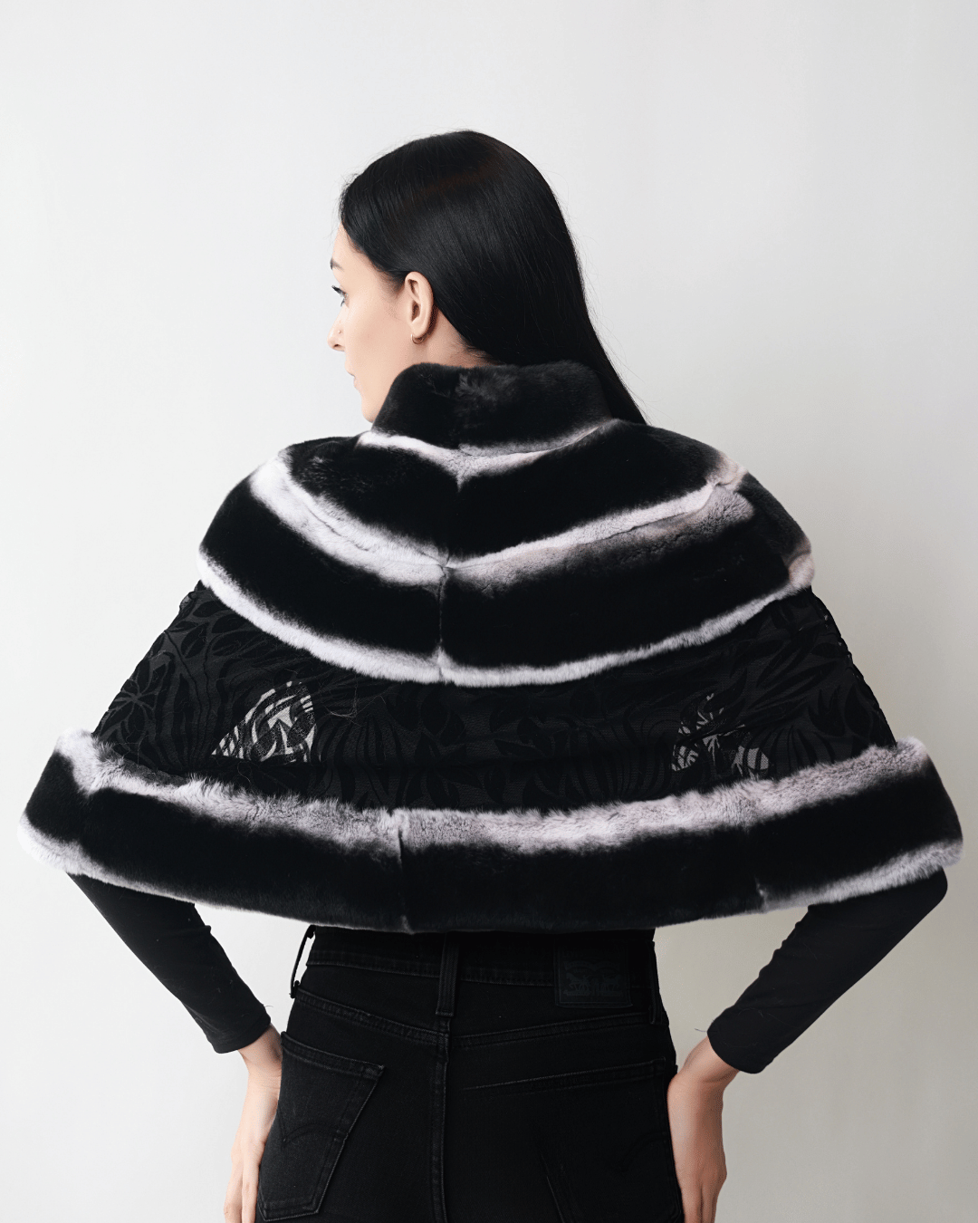 Black Lace Cape
