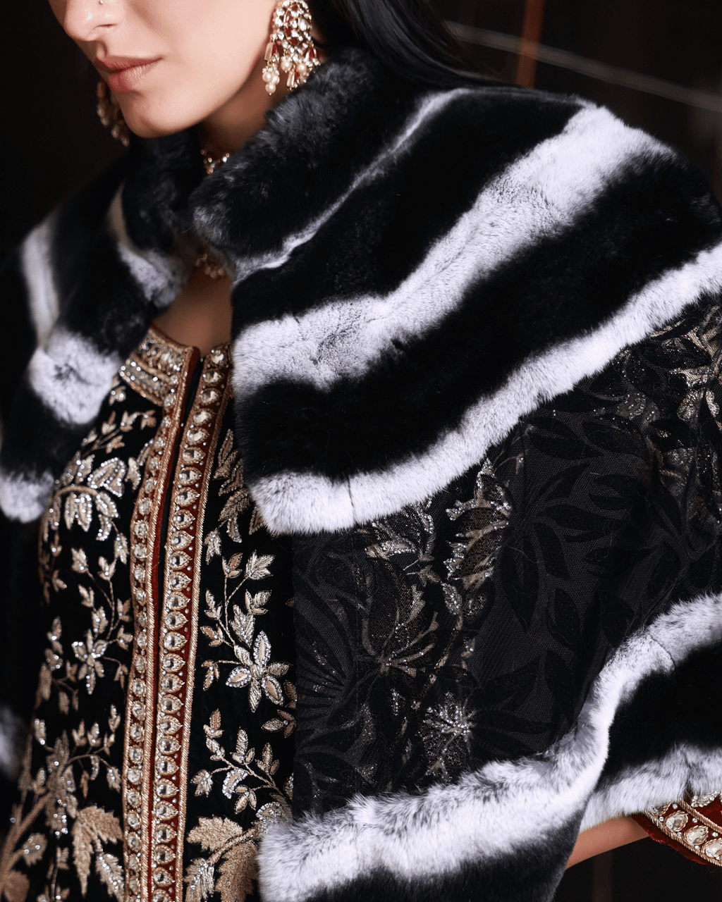 Black Lace Cape